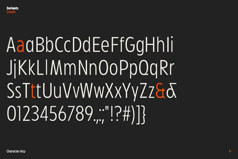 Zariantz Grotesk Font - 2