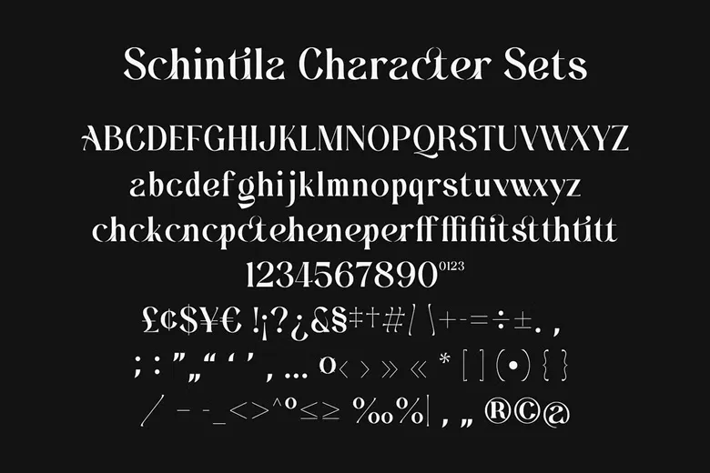 Schintila Font - 3
